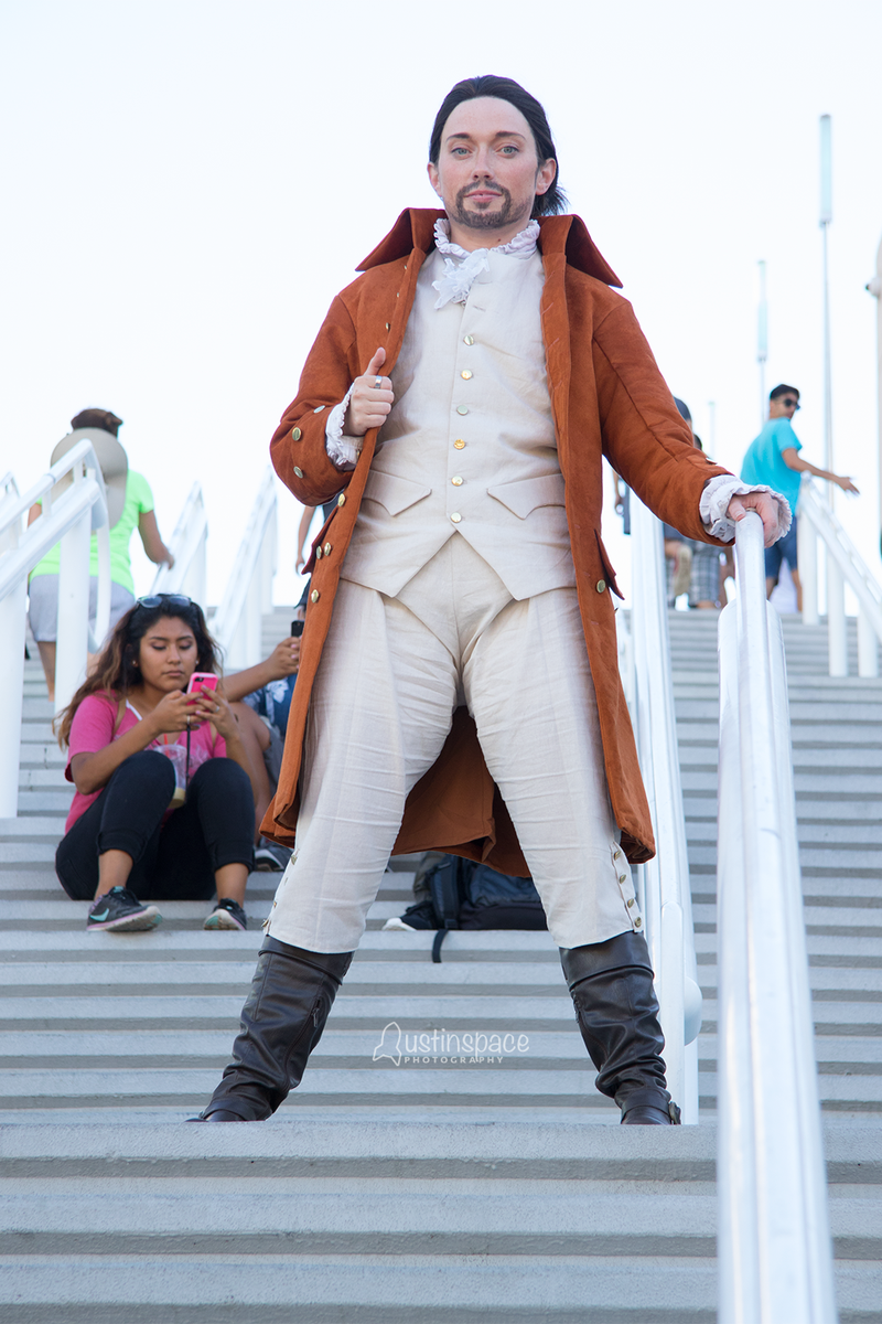 Yup, we’ve got Hamilton cosplay now. Image Credit: John Austin